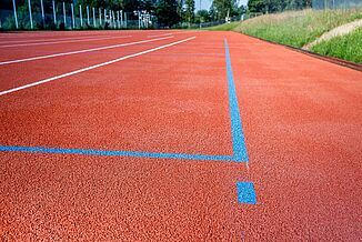 Nahansicht Kunststoffboden aus EPDM