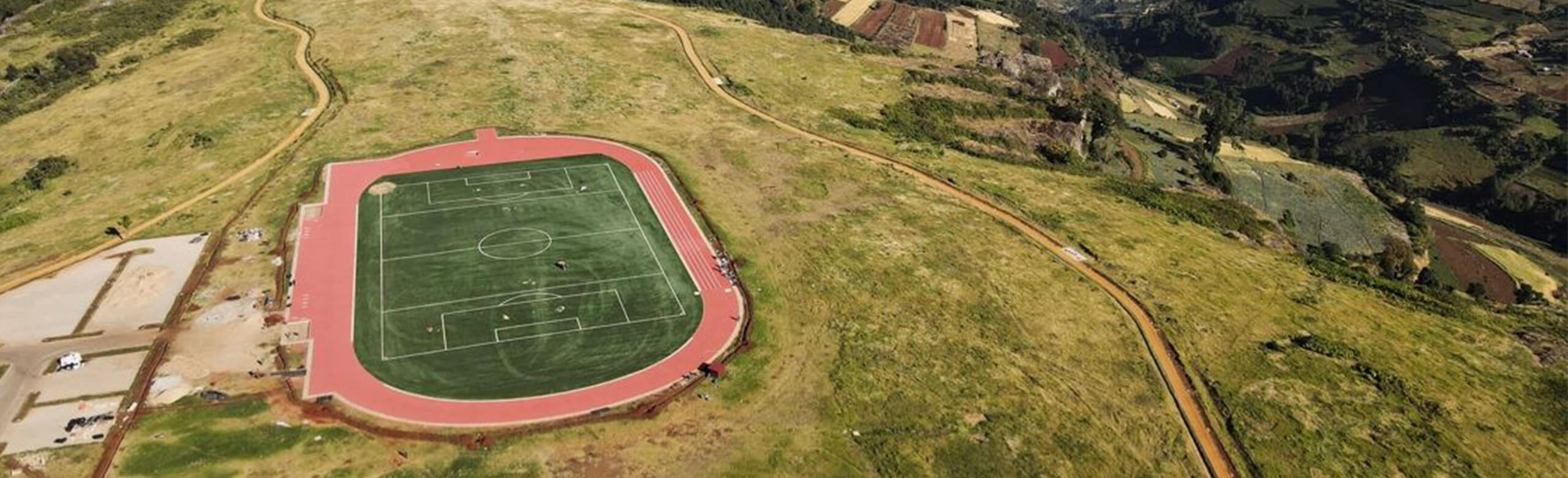 Aerial view on NHATC Uganda
